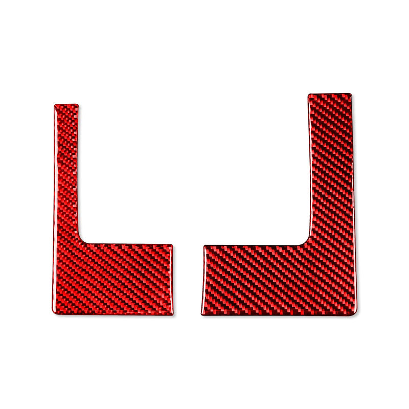 Red Carbon Fiber Dashboard Instrument Speedometer Tachometer Frame Panel Cover Car Interior Compatible with Dodge Ram 1500/2500/3500 2013 2014 2015 2016 2017 2018 Interior Accessories Red 4