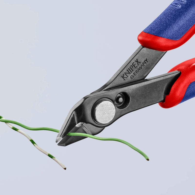 78 81 125 SB Electronics Cutter "Super-Knips" 4, 92" with Bevel In Blister Packaging Multi-colour Burnished with very small facet