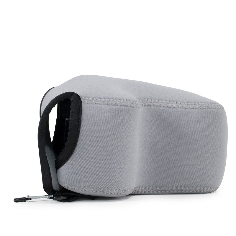 MegaGear Nikon Coolpix P900, P900S Ultra Light Neoprene Camera Case, with Carabiner - Gray - MG1111, Gray One Size