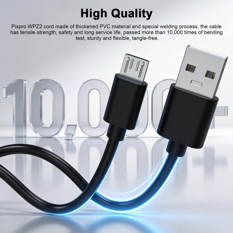 5 FT USB Charger for Kodak Pixpro FZ55 FZ45 FZ43, For Kodak Pixpro Astro Zoom AZ405 AZ401 AZ421 AZ252 AZ901 FZ152-RD FZ53-RD, for Kodak Easyshare Sport C142 C143 C183 C195 C1530 C1550 Charging Cable