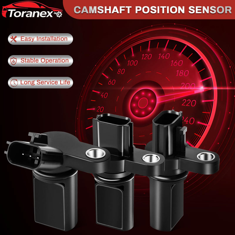 Set of 3 Camshaft Crankshaft Position Sensor Compatible with Nissan & Infiniti Vehicles 3.5L V6 Altima, Maxima, 350Z, Murano, Quest, FX35, G35, M35 3PCS