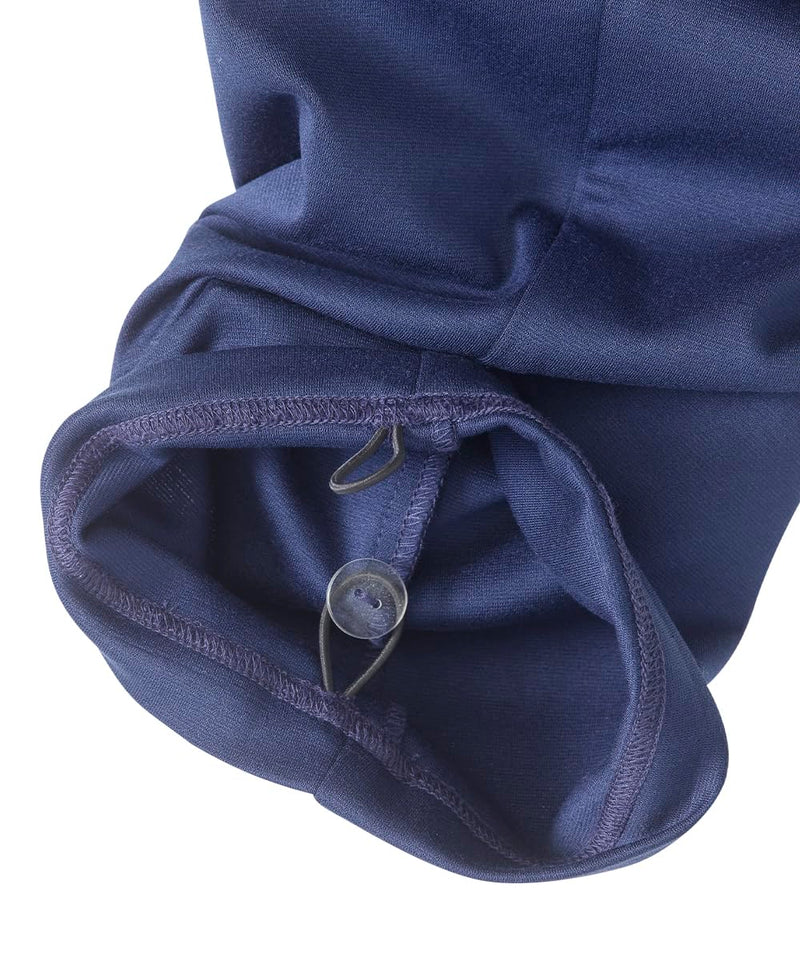 Silverts Women’s Adaptive Clothing Open Back Pants, Assisted Dressing Knit Bottoms for Elderly, Nursing Home & Rehab Wear Large Ink Blue
