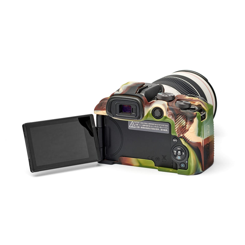 easyCover camera case Silicone Protective Cover for Canon R10 Camouflage