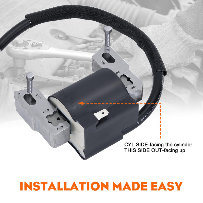 HIPA 590454 Ignition Coil Compatible with Brigg Stratt 799381 790817 692605 802574 Magneto Armature