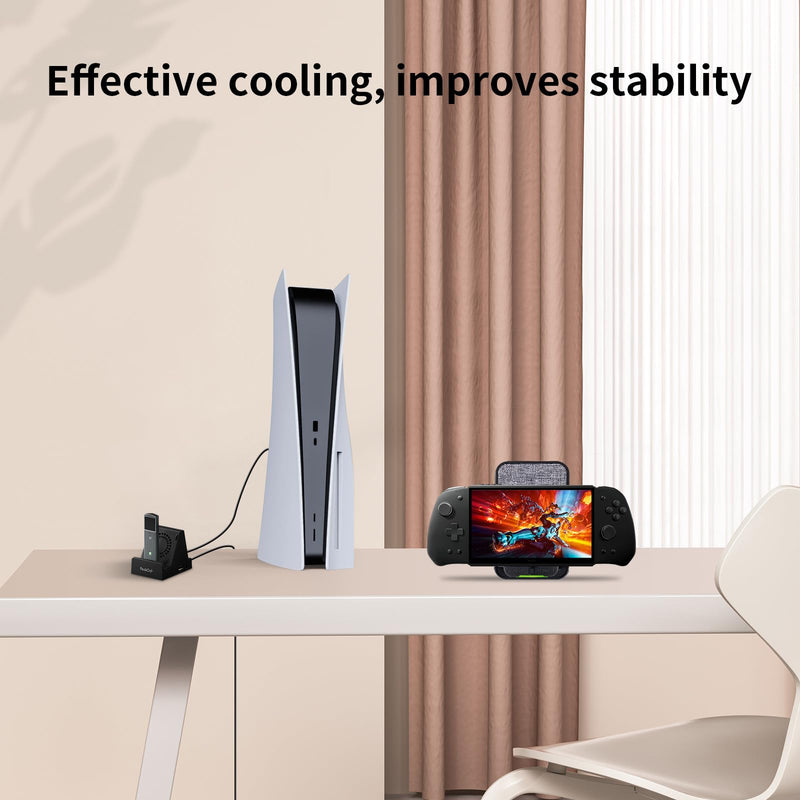 PeakDo Cooling Fan Dock Station for Wireless HDMI Transmitter Wireless Sender