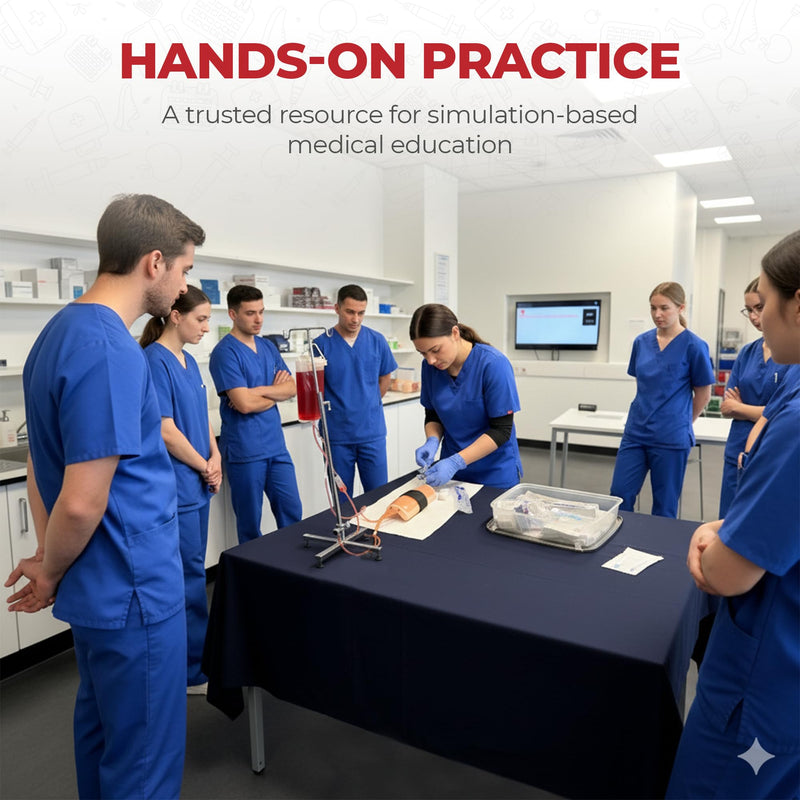 Phlebotomy Practice Kit and IV Practice Kit for Nurses and Other Medical Professionals - Practice and Perfect Venipuncture Skills Before Working On Real People