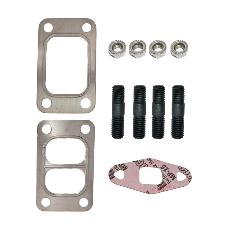 Turbo Mounting Studs Bolts Gasket Set Installation for Dodge Ram 5.9L Cummins 6B 4B3.9L 89-02