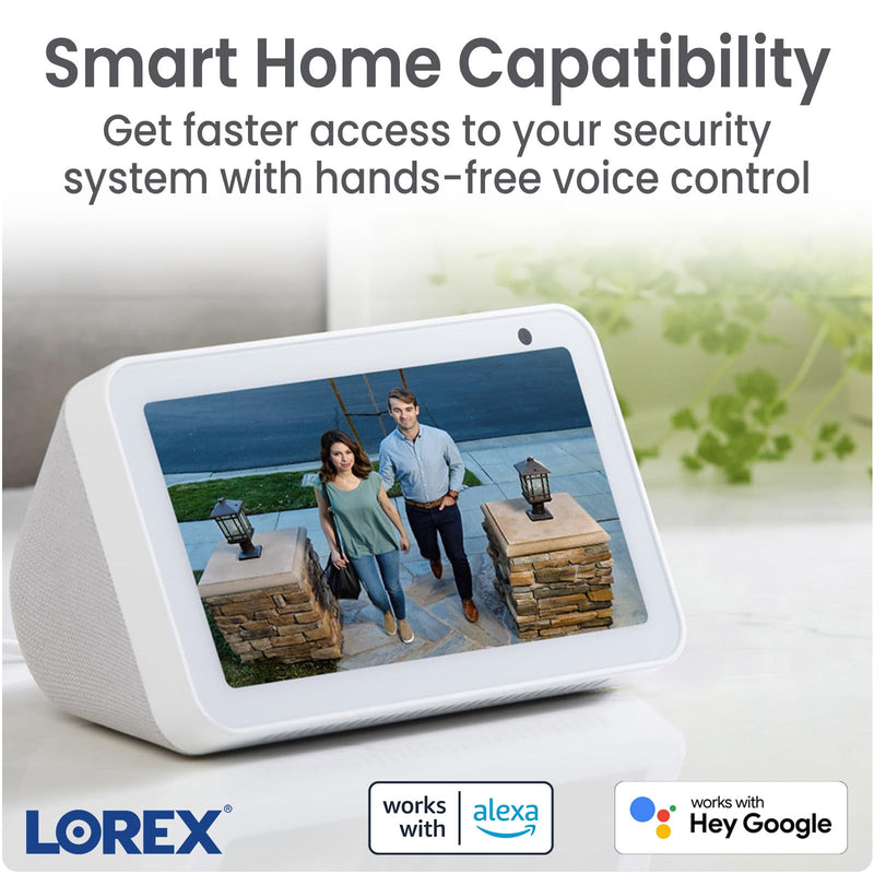 Lorex 2K Indoor WiFi Security Camera | Magnet Base Flexible Placement | Pet Cam, Baby Cam | IR Night Vision | Person Detection | 2 Way Talk | 16GB MicroSD Included | No Monthly Fee