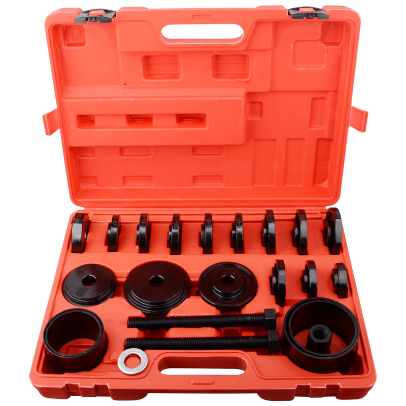 24pcs FWD Front Wheel Drive Bearing Removal Tool, Wheel Bearing Press Kit Bearing Adapters Bearing Installer Tool