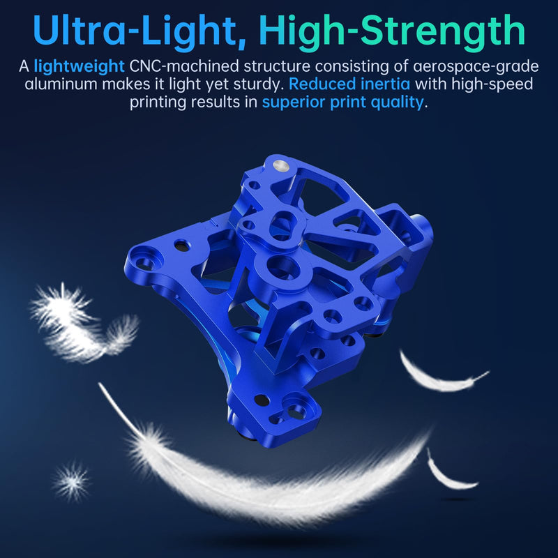 BIQU Panda Extruder CNC Extruder Shell for Bambu-Lab P1P/P1S/X1C/X1E Lightweight Original Factory Gears Panda Claw Al 6061 T6 Aluminum Alloy High Precision Shell