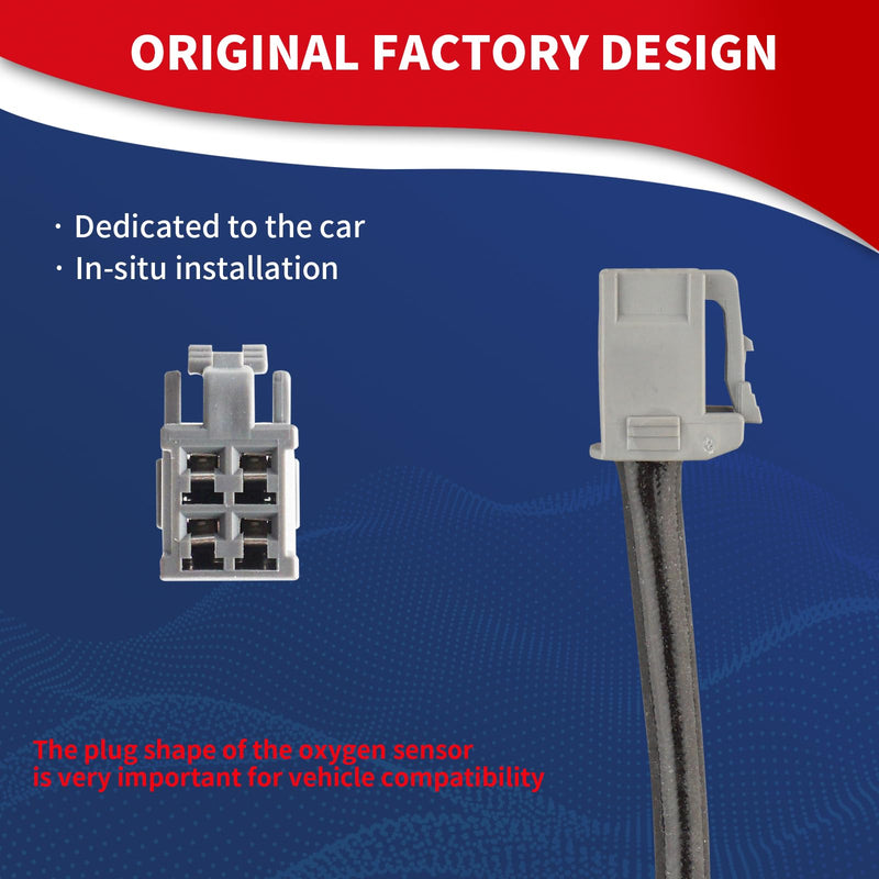 234-4305 Oxygen O2 Sensor Downstream Heated Air Fuel Ratio Compatible with Toyota Corolla Matrix 2009-2013 Pontiac Vibe 2009-2010 1.8L Replace 25024188 8946512840 234-4305