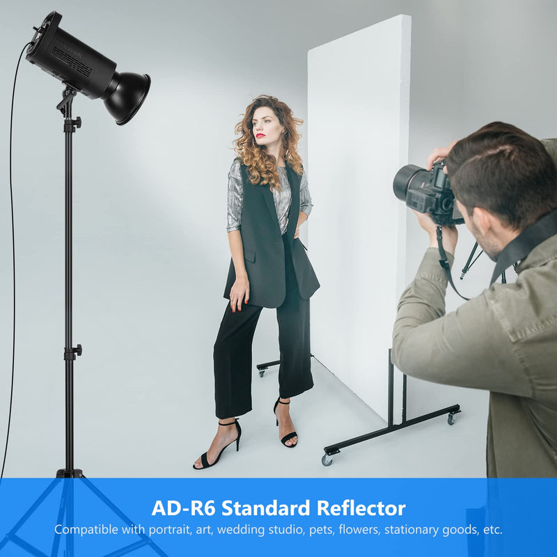 Neewer 7''/18cm Standard Reflector Diffuser Lamp Shade Dish for Bowens Mount Studio Flash Video Light Like Neewer CB60, CB100, CB150, Vision 4, Vision 5, ML300, S101-300W/300W PRO/400W/400W PRO