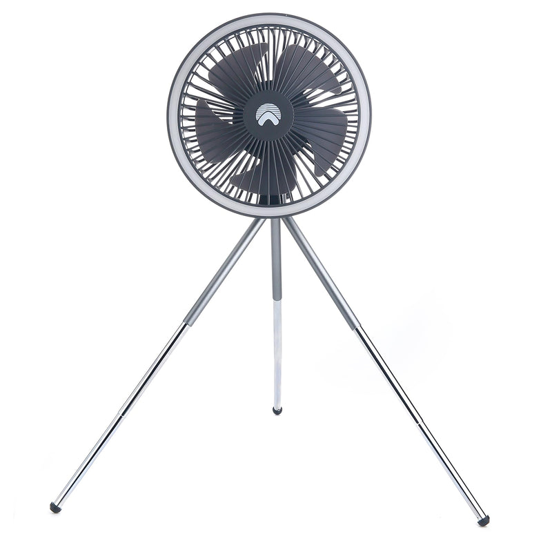 AYL 5400mAh Portable Fan Rechargeable, Extendable Tripod Clip On Fan, Battery Operated Desk Fan, USB Fan, Quiet Battery Powered Personal Fan for Bedroom, Office Desk, Gym Treadmill, Golf Cart, Gray
