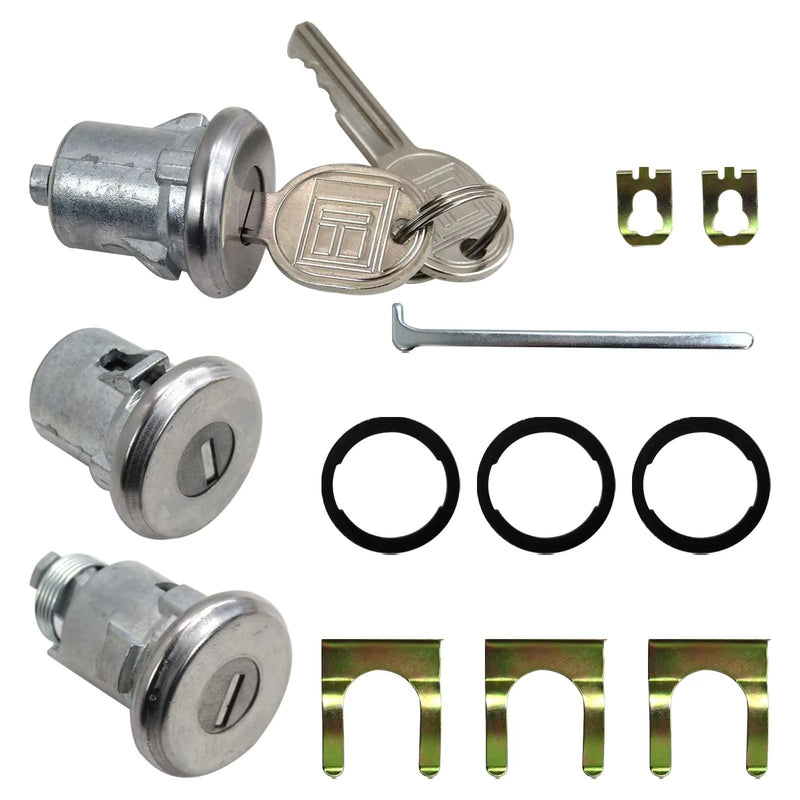 654394765282 Door Trunk Lock Key Set Replacement for Monte Carlo