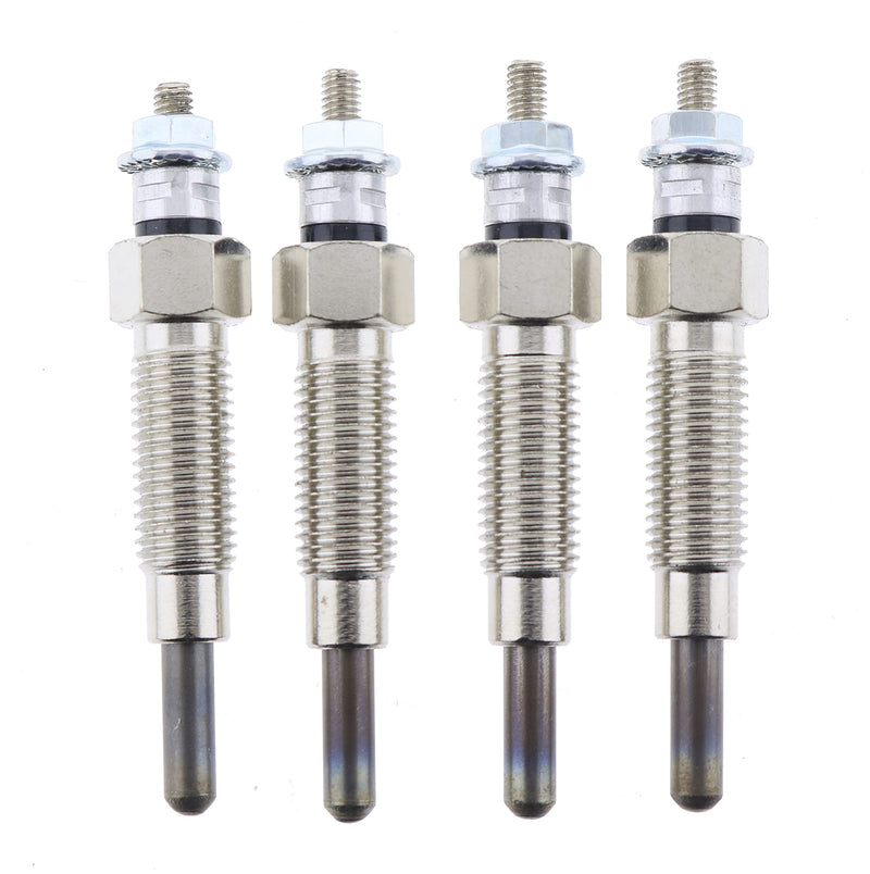 JEENDA 4PCS 15221-65510 15401-65510 15521-65512 Glow Plug for Bobcat 743 643 743B Kubota V1402 V1702 V1902