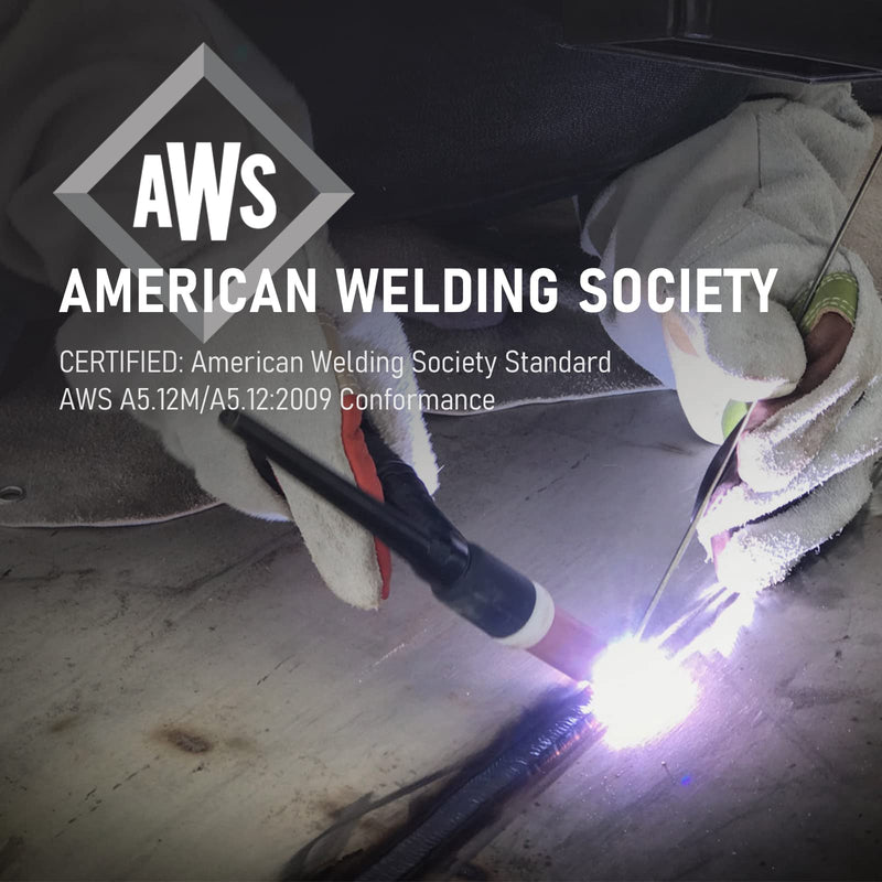 YESWELDER TIG Welding Tungsten Electrode 2% Thoriated 3/32" x 7" (Red, WT20/EWTh-2) 10-pk 3/32" Red