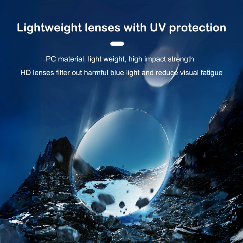 Bluetooth Sunglasses for Men Built-in Mic & Speakers, Smart Glasses Open Ear with Outdoor UV Protection and Voice Control for Men Women L051-a
