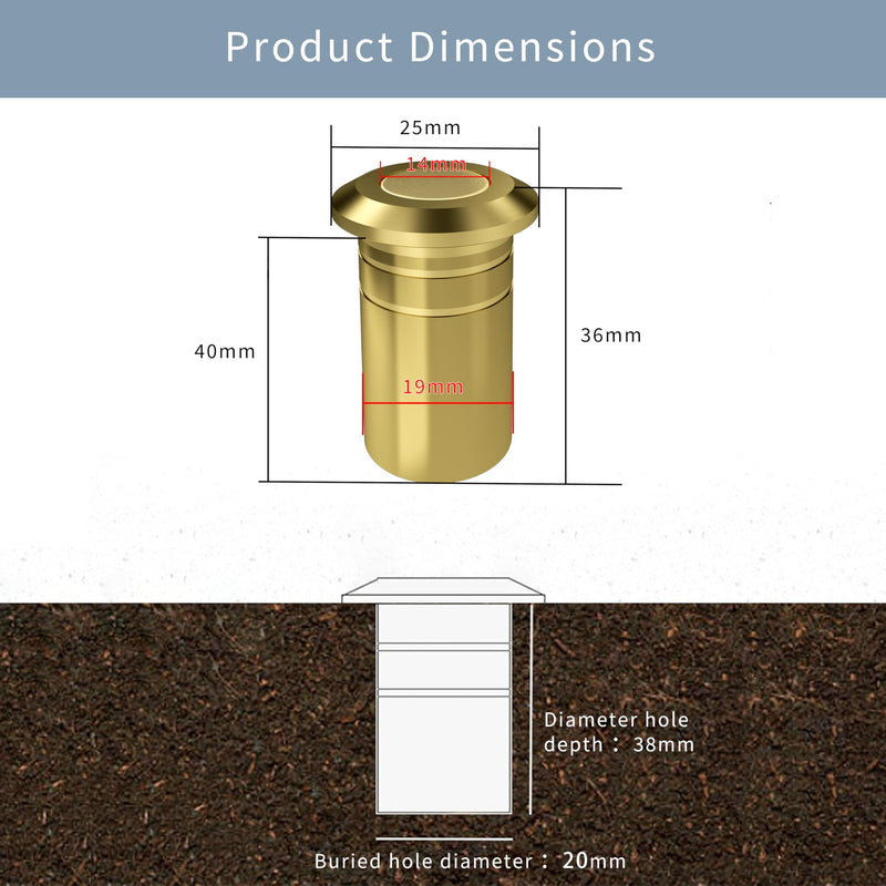 TOGU Door Latch Dust Protector,SUS304 Stainless Steel Dust-Proof Security Lock Inserts,Flush Bolt Dust Proof Door Strike for French Doors,Composite Doors,Wood Doors,Satin Gold Finish,5 Packs 14mm-5pcs Satin Gold