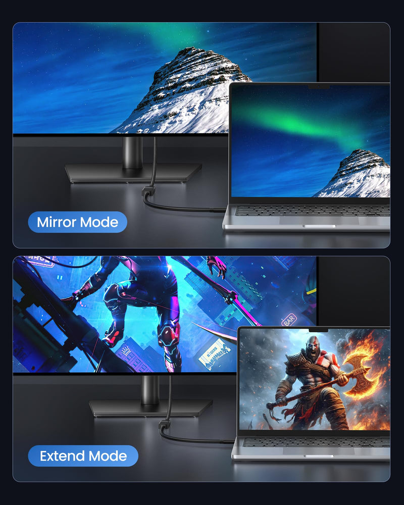 Silkland 8K HDMI Extension Cable 10FT/3M HDMI Extender 2.1, 8K@60hz 4K@120hz HDMI Male to Female Adapter, Ultra High Speed 48Gbps Hdmi Cord Compatible with Fire Stick Roku TV Blu-Ray Laptop PS5 PS4 PC