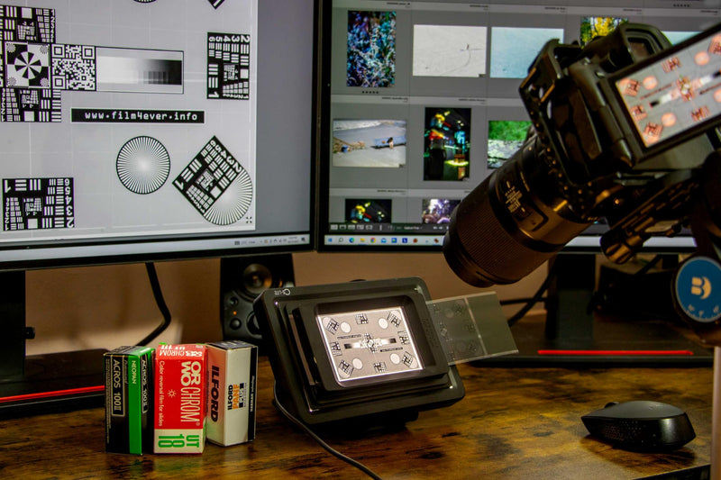 Type 120 Vlads Test Target and Focusing Aid for Film Scanning with DSLR/mirrorless. Digitize Slides & Negatives. Fully Utilize Your Lens Sharpness and Fidelity.