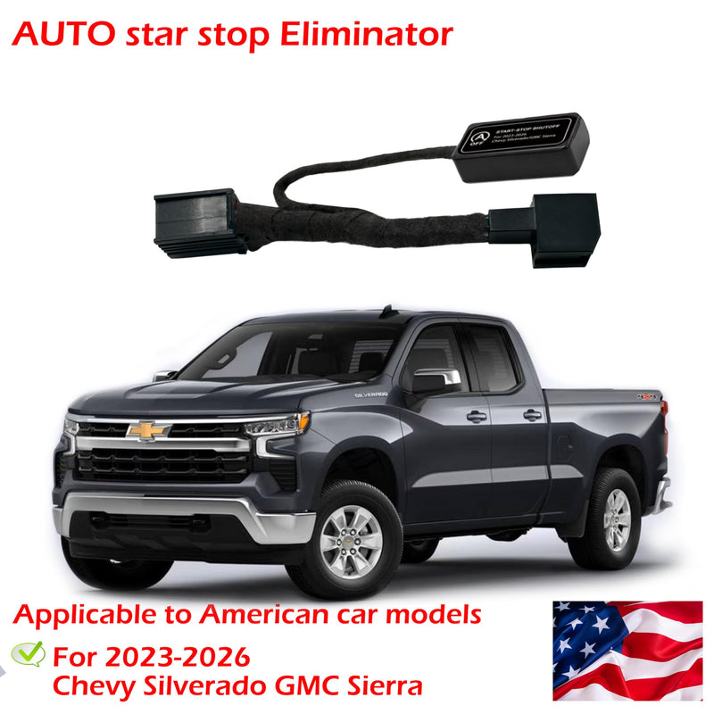 for 2023-2026 Chevy Silverado/GMC Sierra - Auto Start Stop Eliminator- Compatible 2023-2026 Chevy Silverado/GMC Sierra Accessories | Easy-Install Autostop Eliminator - with no wire cutting or programming needed