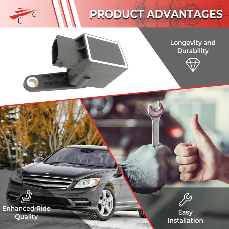 Suspension Height Level Sensor for C230 CL550 CLK500 E320 GL450 ML350 S430 CL65 AMG 010-542-77-17 010 542 77 17 1 Pcs