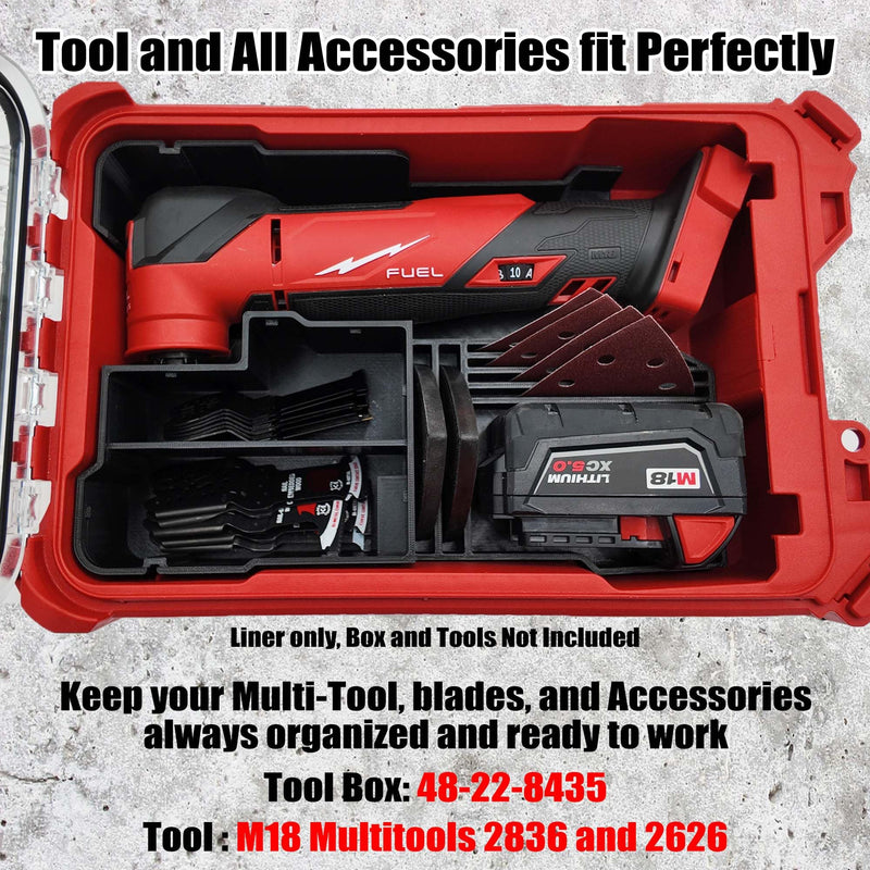 Organizer for M18 Multi Tool and Milwaukee Compact Organizer Tool Box