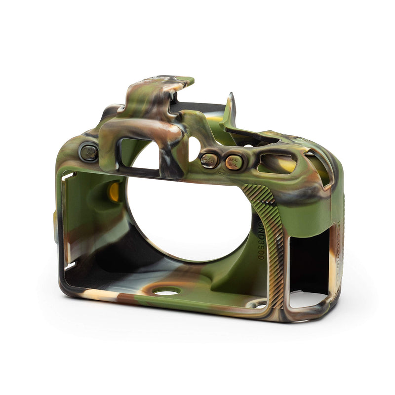 easyCover Silicone Camera Protection Cover for Nikon D3500, Camouflage