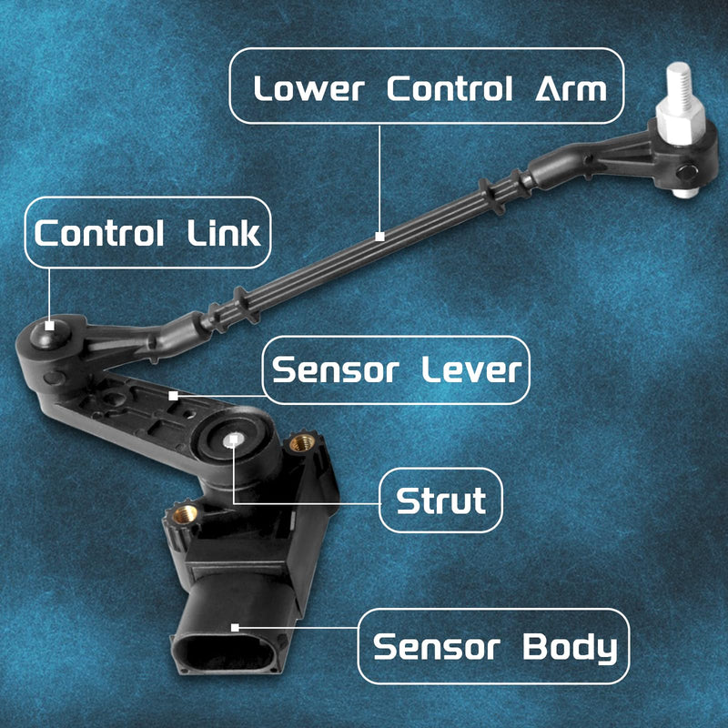 LR023651 Front Left Right Suspension Height Level Sensor Compatible with 2010-2012 Range Rover