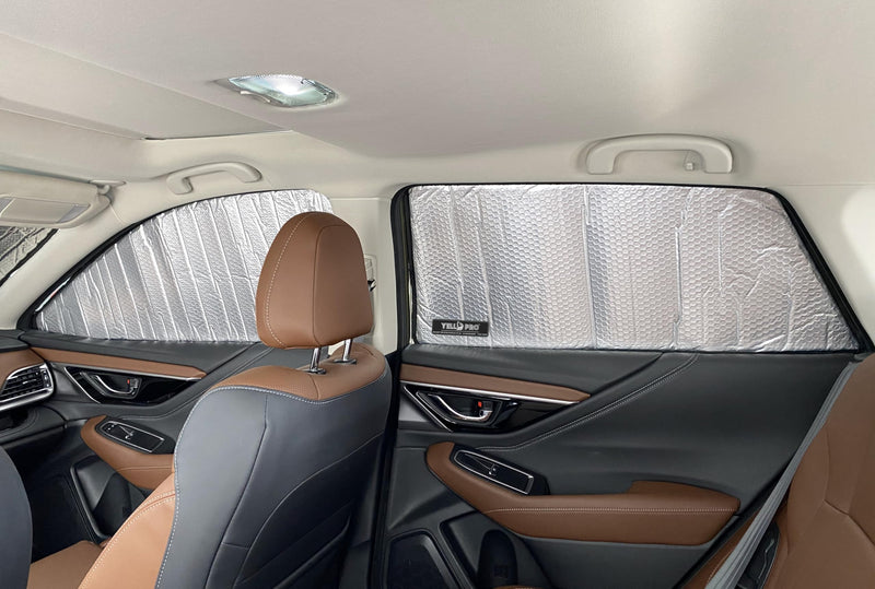 YelloPro Side Window Front Seat Reflective Sunshade Custom Fit for 2020 2021 2022 2023 2024 2025 Subaru Outback SUV, UV Reflector Sun Protection (Set of 2) Side Sunshades - Front Seat (2pcs)