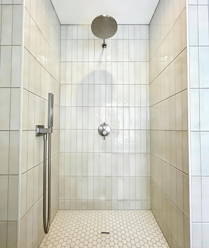 Wall Supply Elbow with Flange, Tapered 1/2 NPT Female Inlet, Solid Brass Wall Union with Handshower Holder, Square Wall Supply Elbow with Hand Shower bracket, PVD Brushed Nickel, G1/2 Outlet