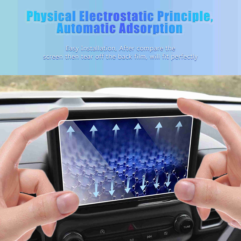 GFJNFG Bronco Sport Tempered Glass Screen Protector for 2024 2023 2022 2021 Ford Bronco Sport 8 Inch Touchscreen Sync 3 Navigation 9H Hardness Anti-Explosion Super Protection Bronco Sport 8" Clear
