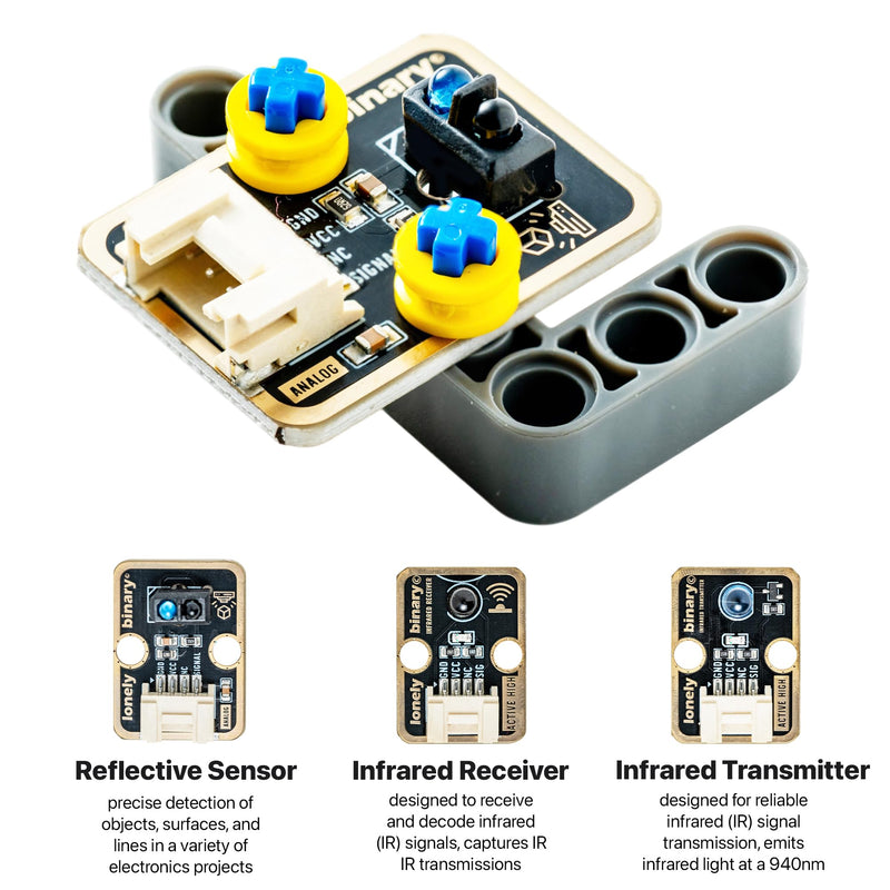 TinkerBlock UNO R3 Starter Kit with 12 Plug-in Sensor Modules, ATmega328P, Extension Board, Compatible with Arduino IDE, STEM & Electronics Learning-No Wiring Needed- Video Tutorials Uno R3 Starter Kit –12 Sensor Modules
