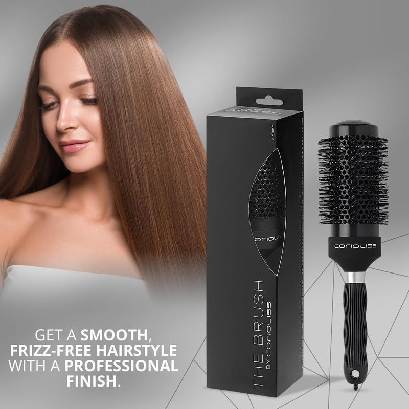 Corioliss | Hair Roller Brush for Women | Professional Hair Brush Ceramic | Ideal for Short Hair and Precise Work Styling 53 mm