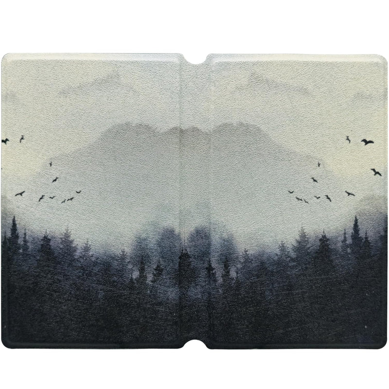 Magnetic Case Compatible with Xteink X4 4.3 Inch E-Book Reader, Ultra Thin Lightweight Leather Protective Cover with Magnetic Closure (Misty Forest) Misty Forest