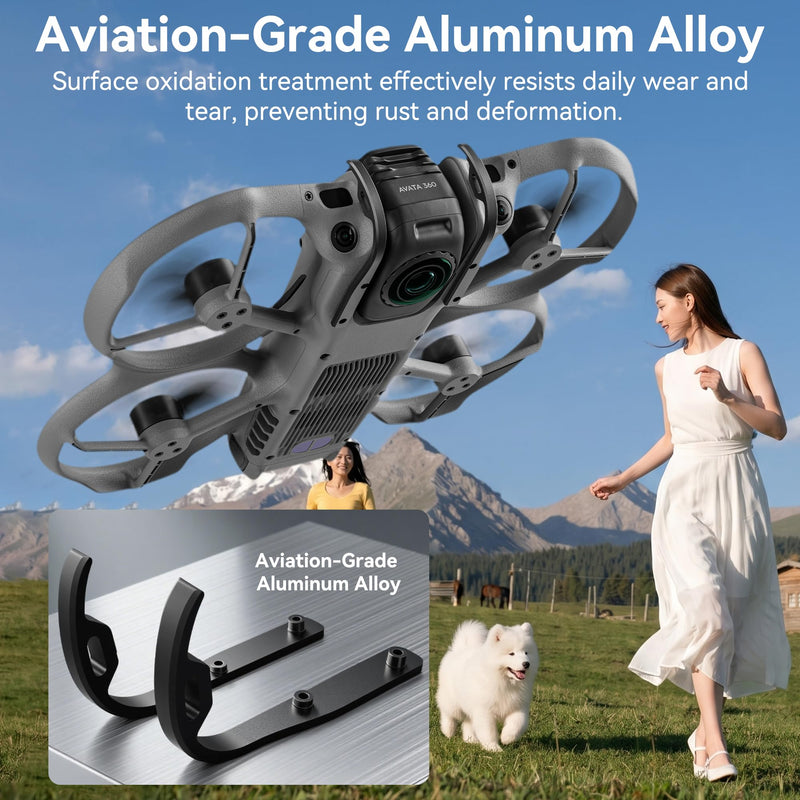 Avata 360 Gimbal Bumper Guard - Gimbal Protective Cover for DJI Avata 360 Drone Accessories Aluminum Alloy Anti-Collision Bumpers Bar Front Bumper Camera Protector