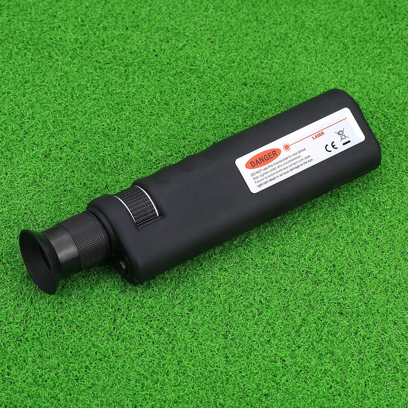 Fiber Optic Inspection Microscope 400x LED Illumination Handheld Anti Slip Rubber SC/LC/FC Connection Fiber Cable Microscope Detector