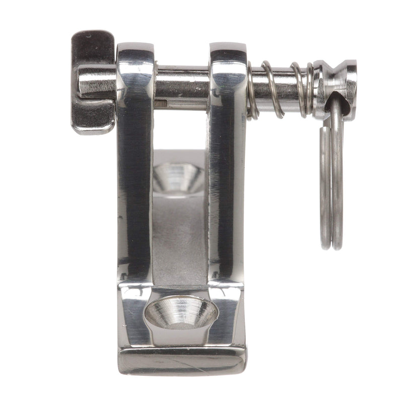 Seachoice Deck Hinge for Bimini Top, Removable Spring Loaded Pin, Stainess Steel