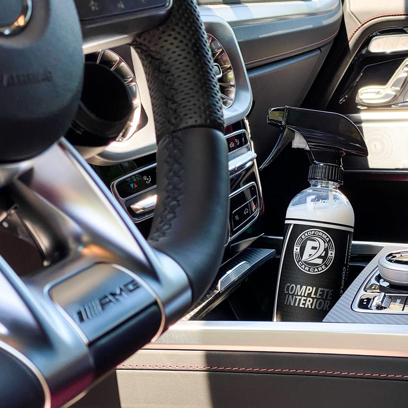 ExoForma Complete Interior - Multipurpose Car Interior Cleaner & Protectant From UV - Car Cleaning Supplies - Matte Finish & Fresh Linen Scent, 16 oz 16 Fl Oz (Pack of 1)