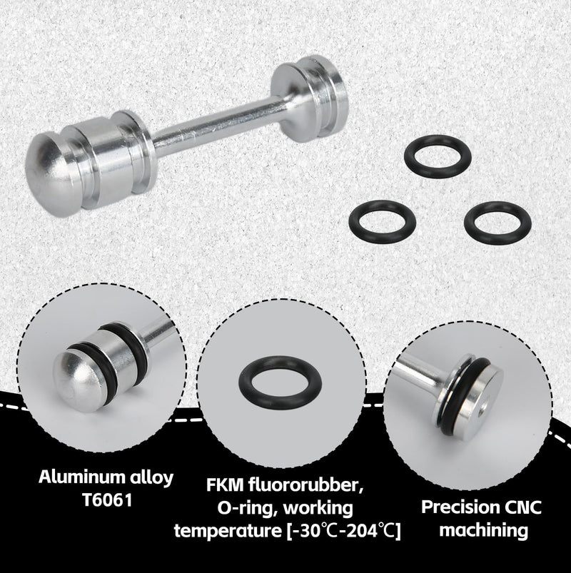 Aluminum Alloy Oil Diverter, Barbell Durable for LS Billet Rear Galley Plug Performance Swap Engine Pump Parts for Gen III Gen IV LS1 LS3 LS2 LQ4 LQ9 LS6 L92 L99 L33 4.8L 5.3L 5.7L 6.0L 6.2L