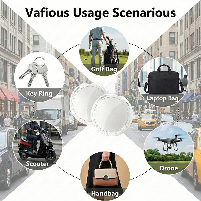 Undetectable GPS Tracker for Vehicles No Subscription Car Locator(iOS Only) | Tracking Devices for Cars Hidden Magnetic Waterproof No Monthly Fee No SIM Card Required Mini Vehicle Tracker for Trucks Moto
