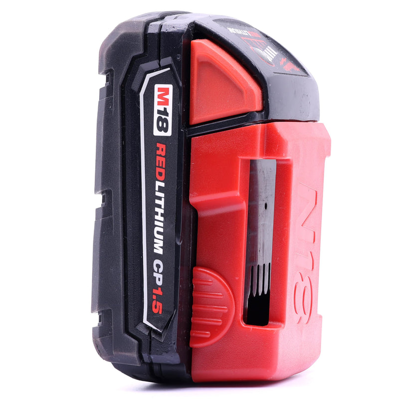 20 Pack Battery Holders Tool Holders for Milwaukee M18 18V Drill,10pcs Tool Hangers and 10pcs Battery Organizer Wall Mount(Red,70pcs Screws)