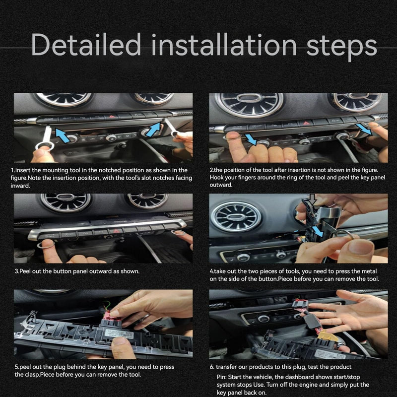 Auto Start Stop Eliminator for Audi Q5L/A4/S4/Q5/A4L/A5/S5 | Plug and Play,Automatic Memory Cancel Stop&Start Engine System Device,Error-Free Bypass Cable