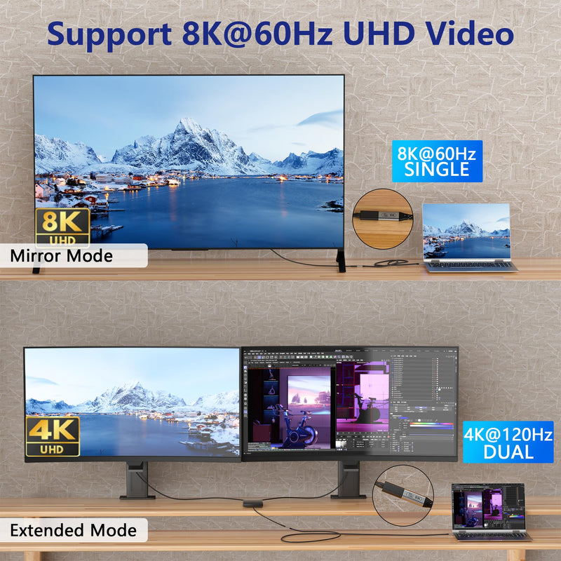 USB-C Male to Female Extra Long 10ft/3M USB4 Data Cable, Compatible Thunderbolt 4, 8K Video Transmission, 40Gbps Data Transfer, 140W PD Fast Charging 8K Video for monitor extension cable 10FT