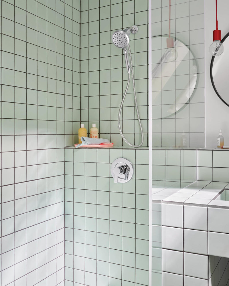 Moen Verso Eco-Performance Handshower, Detachable Round Shower Head with Magnetix Docking System, 60" Hose, Chrome, 220H2EP