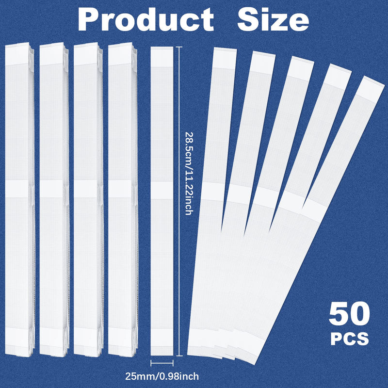 Outus 50 Pcs Glue Strips with Mesh Backing Binding Tape Book Repair Tape for Albums Pictures Files Book Binding (25 mm) 25 mm