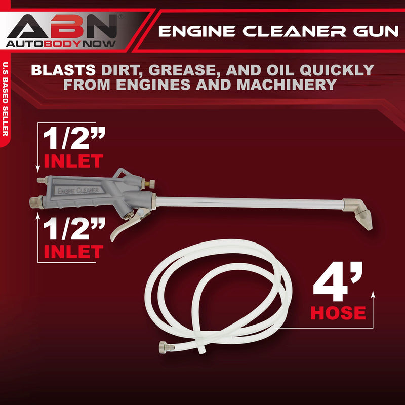 Gun Cleaner Engine ABN Engine Cleaning Gun with 4ft Siphon Hose, Siphon Spray Gun Cleanin ...