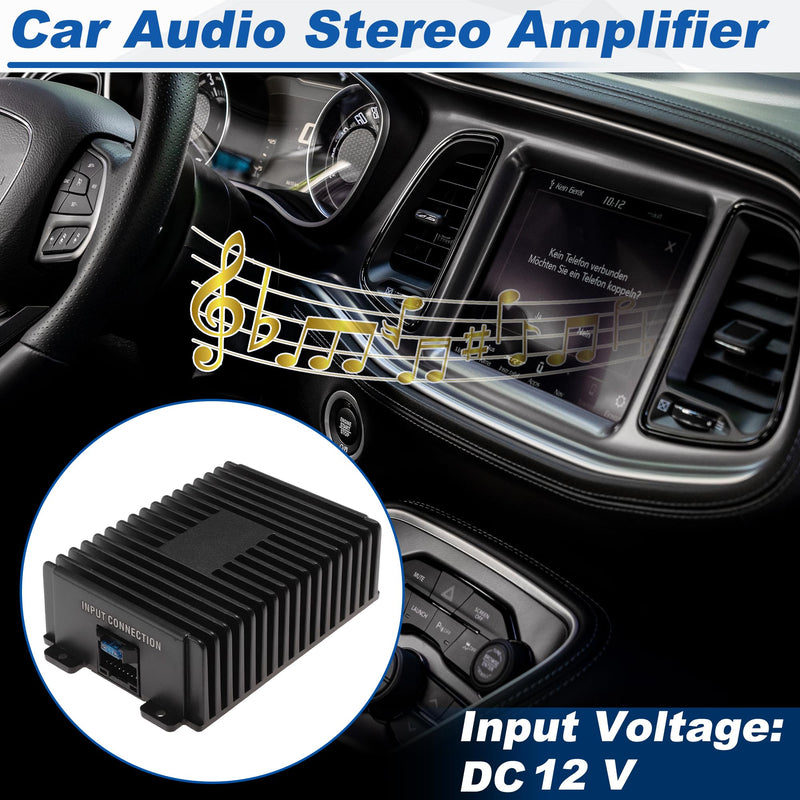 12 V Car Power Amplifier Class A/B Full-Range Amplifier | Car Audio Stereo Amplifier, Stereo Power Amp for Subwoofer and Door Speakers