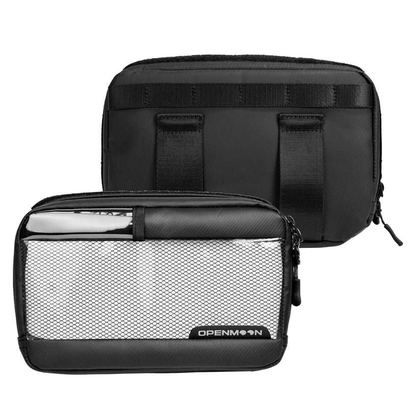 OPENMOON Translucent Storage Electronics & Camera Accessories Pouch - Cable Organizer Gear Accessories Pouch Travel Camera Essentials - S thick version