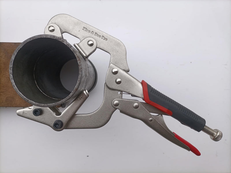 Xiao & Dao Pro 10" Locking Clamps with Swivel V-Typed Pads, Butt weld 2PCS | Butt Weld, 1PC 2-pack